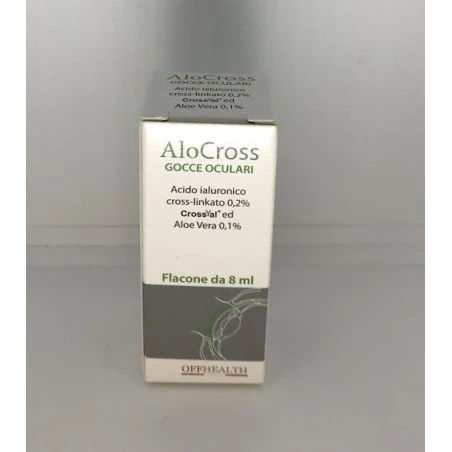 Offhealth Soluzione Oftalmica Lubrificante Alocross Acido Ialuronico Sale Sodico Cross Linkato 0,20% Ed Aloe Vera 1 Flacone 8 Ml 3 Offhealth Soluzione Oftalmica Lubrificante Alocross Acido Ialuronico Sale Sodico Cross Linkato 0,20% Ed Aloe Vera 1 Flacone 8 Ml