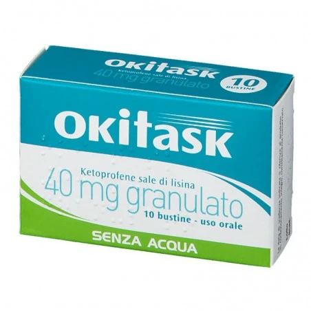 Okitask Orosolubile 10 Bustine 40mg Granulato 3 Okitask Orosolubile 10 Bustine 40mg Granulato