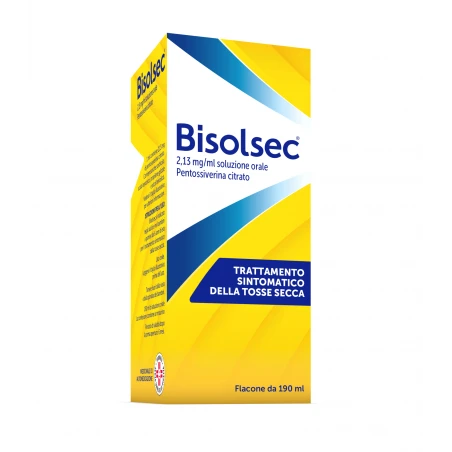 Opella Healthcare Bisolsec 2,13 Mg/ml Soluzione Orale Pentossiverina Citrato 3 Opella Healthcare Bisolsec 2,13 Mg/ml Soluzione Orale Pentossiverina Citrato
