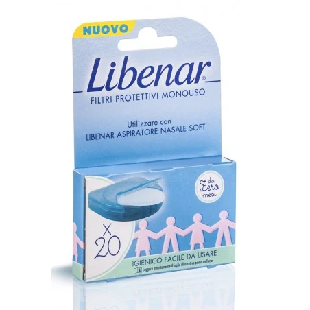Perrigo Italia Libenar Aspiratore Nasale Soft Filtri 20 Pezzi 3 Perrigo Italia Libenar Aspiratore Nasale Soft Filtri 20 Pezzi