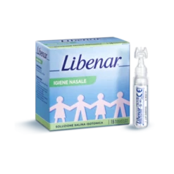 Perrigo Soluzione Salina Isotonica 0,9% Libenar Per Igiene Nasale 15 Flaconcini Monouso X 5 Ml
