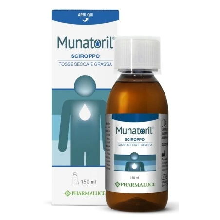 Pharmaluce Munatoril Sciroppo Tosse Secca E Grassa 150 Ml 3 Pharmaluce Munatoril Sciroppo Tosse Secca E Grassa 150 Ml