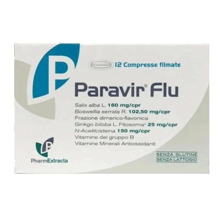Pharmextracta Paravir Flu 12 Compresse Filmate 3 Pharmextracta Paravir Flu 12 Compresse Filmate