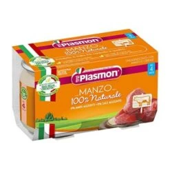 Plasmon Omogeneizzato Manzo 120 G X 2 Pezzi
