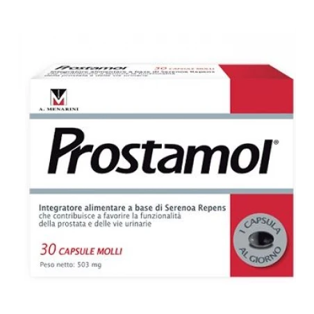 A.Menarini Prostamol Integratore Serenoa Repens Vie Urinarie 30 Capsule 3 A.Menarini Prostamol Integratore Serenoa Repens Vie Urinarie 30 Capsule