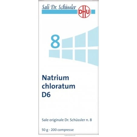 SALI DR SCHUSSLER N. 8 NATRIUM CHLORATUM D6 200 COMPRESSE 3 SALI DR SCHUSSLER N. 8 NATRIUM CHLORATUM D6 200 COMPRESSE