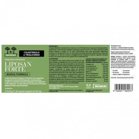 Salugea Liposan Forte Nuova Formula 60 Capsule 4 Salugea Liposan Forte Nuova Formula 60 Capsule - immagine 2