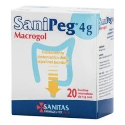 Sanitas Lab. Chimico Farm. Sanipeg Macrogol Polvere Per Soluzione Orale 20 Bustine 4 G