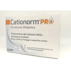 Santen Italy Cationorm Pro Ud 30 Flaconcini Monodose Da 0,4 Ml