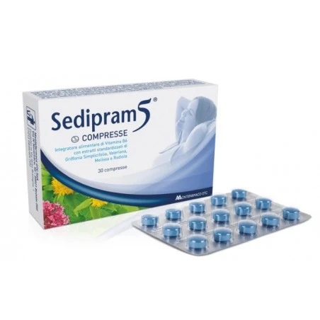 SEDIPRAM 5 INTEGRATORE 30 COMPRESSE 3 SEDIPRAM 5 INTEGRATORE 30 COMPRESSE