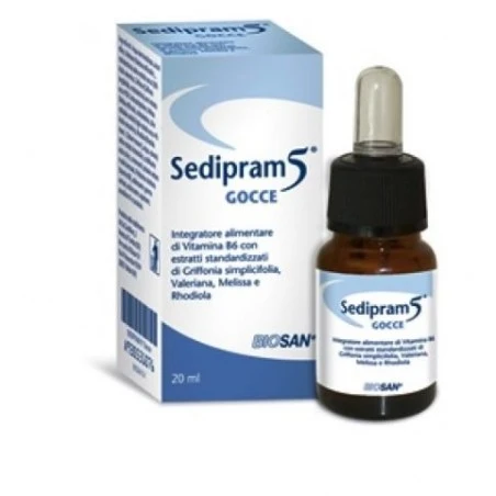 SEDIPRAM 5 INTEGRATORE GOCCE 20 ML 3 SEDIPRAM 5 INTEGRATORE GOCCE 20 ML