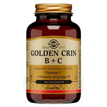 Solgar It. Multinutrient Golden Crin B+c 100 Tavolette 3 Solgar It. Multinutrient Golden Crin B+c 100 Tavolette