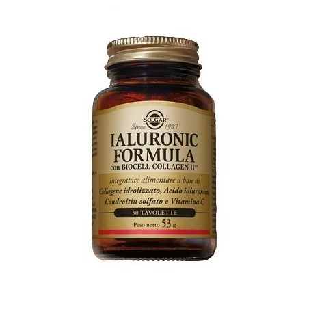Solgar It. Multinutrient Ialuronic Formula 30 Tavolette 3 Solgar It. Multinutrient Ialuronic Formula 30 Tavolette