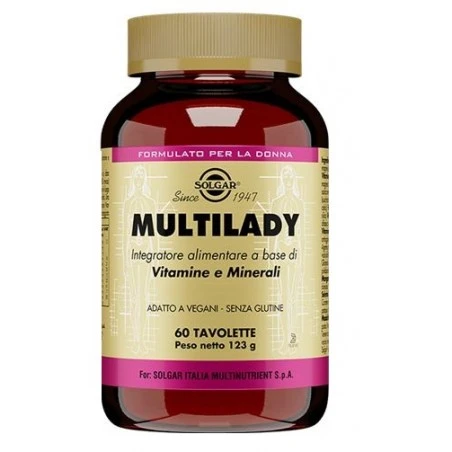 Solgar It. Multinutrient Multilady 60 Tavolette 3 Solgar It. Multinutrient Multilady 60 Tavolette