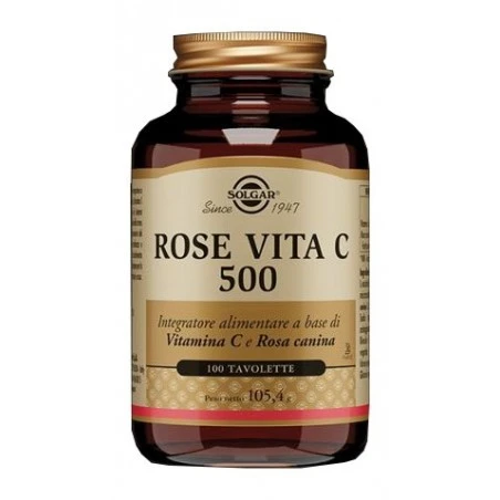 Solgar Rose Vita C 500 100 Tavolette 3 Solgar Rose Vita C 500 100 Tavolette