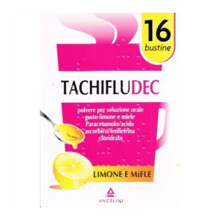 Tachifludec 16 Bustine Limone E Miele 3 Tachifludec 16 Bustine Limone E Miele