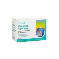 TEVA MAGNESIO POTASSIO INTEGRATORE ALIMENTARE 24 BUSTINE