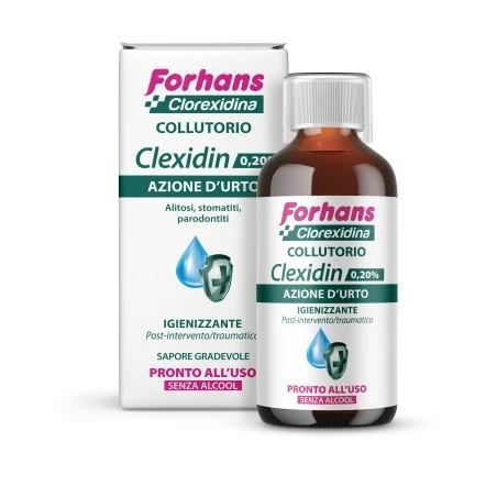 Uragme Forhans Clexidin 0,20 Senza Alcool 200 Ml 3 Uragme Forhans Clexidin 0,20 Senza Alcool 200 Ml