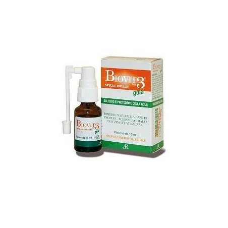 Uriach Italy Biovit 3 Gola 1 Fiala 15 Ml Spray 3 Uriach Italy Biovit 3 Gola 1 Fiala 15 Ml Spray