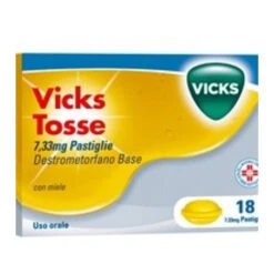 Farma-Derma Vicks Tosse 18pastl7,33mgmie