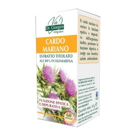 Vis Giorgini Ser-vis Cardo Mariano Estratto Titolato 60 Pastiglie 3 Vis Giorgini Ser-vis Cardo Mariano Estratto Titolato 60 Pastiglie