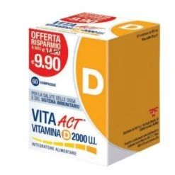 F&f Vitamina D Act 2000ui 60 Compresse