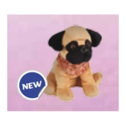 Warmies Peluche Carlino Beige