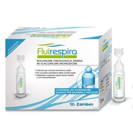Zambon Italia Fluirespira Soluzione Fisiologica Sterile 30 Flaconcini Monodose Da 5ml 3 Zambon Italia Fluirespira Soluzione Fisiologica Sterile 30 Flaconcini Monodose Da 5ml