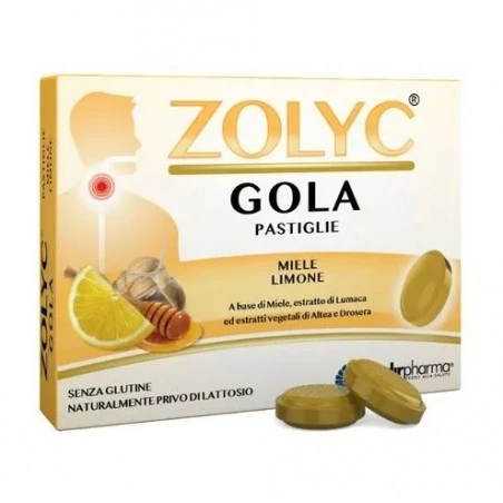 ZOLYC GOLA MIELE/LIMONE 24 PASTIGLIE 3 ZOLYC GOLA MIELE/LIMONE 24 PASTIGLIE
