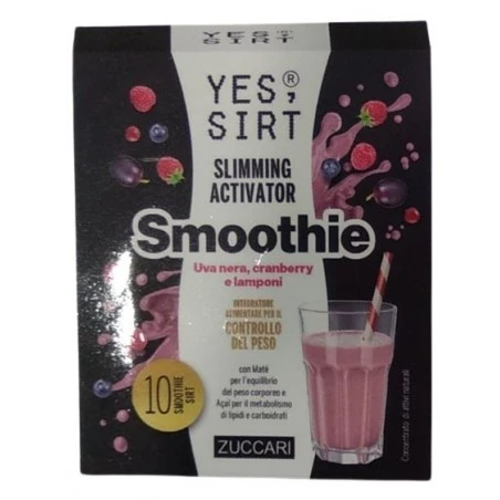 Zuccari Yes Sirt Smoothie Uva Nera-cranberry-lamponi 10x30 G 3 Zuccari Yes Sirt Smoothie Uva Nera-cranberry-lamponi 10x30 G